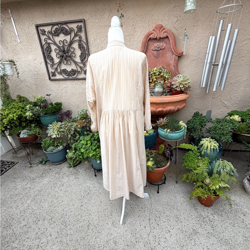 Metta Melbourne Lagenlook Faye Oversized MIDI Shirt Dress - Picture 5 of 16